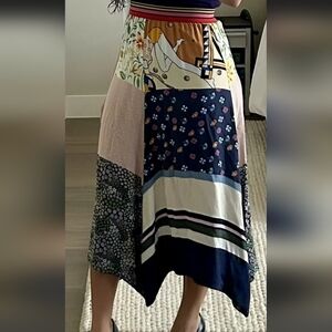 See By Chloe Multicolor Patchwork Skirt